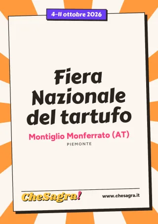 Fiera Nazionale del tartufo a Montiglio Monferrato, 4–11 ottobre 2026