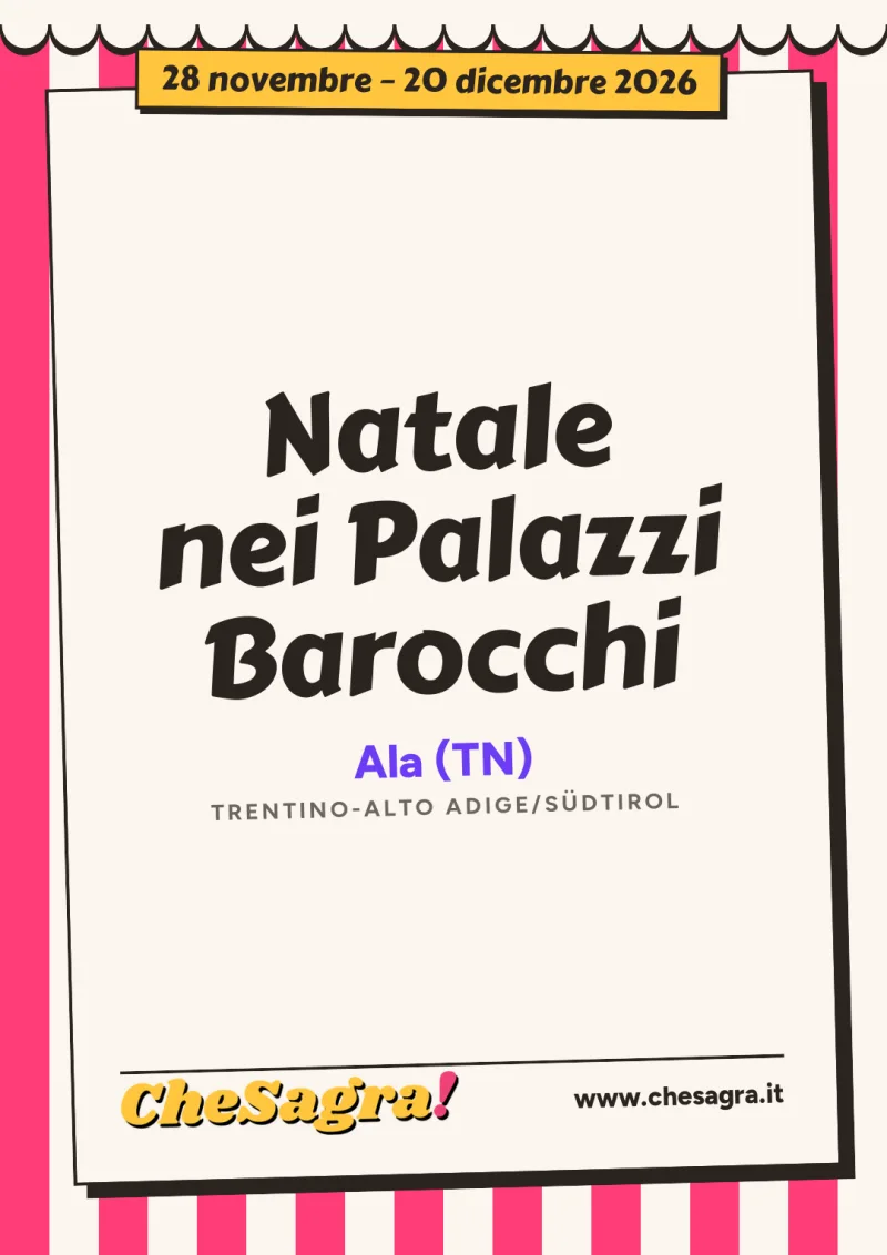Natale nei Palazzi Barocchi a Ala, 28 novembre – 20 dicembre 2026