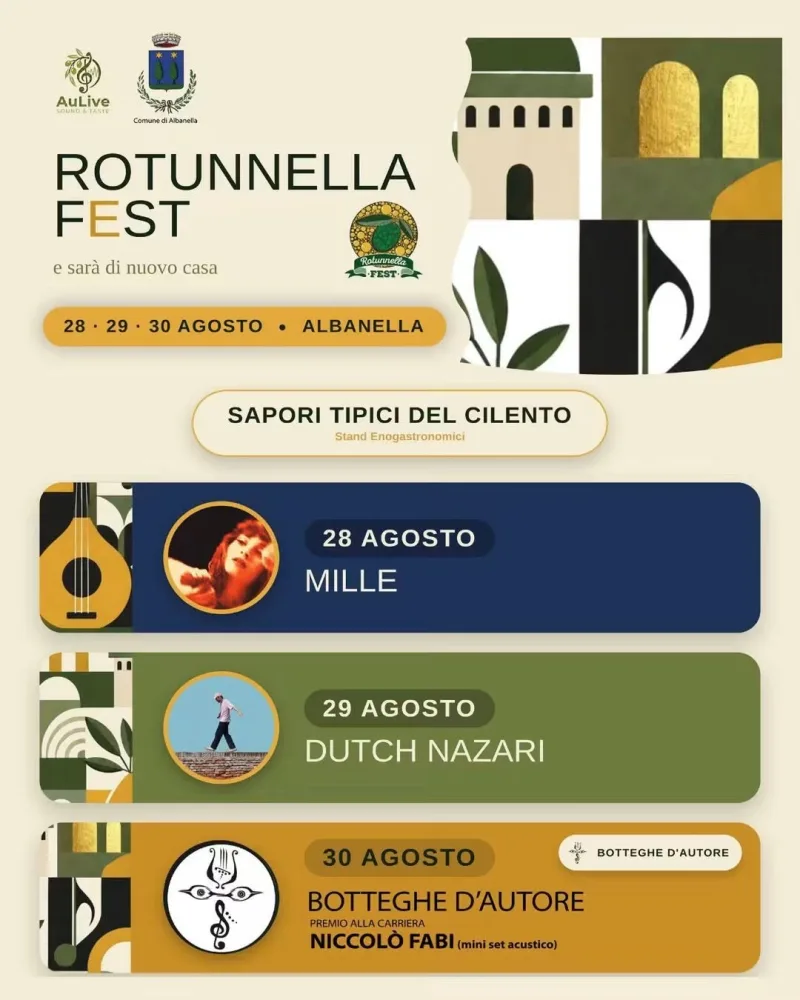 Volantino della Rotunnella Fest