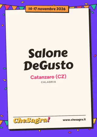 Salone DeGusto a Catanzaro, 14–17 novembre 2026