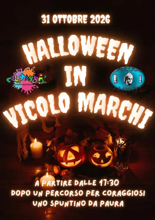Volantino della Halloween in Vicolo Marchi