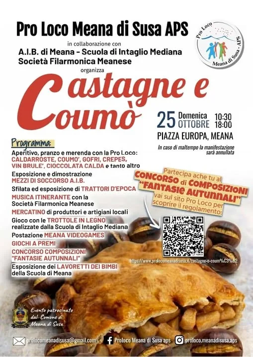 Volantino della Castagne e Coumò