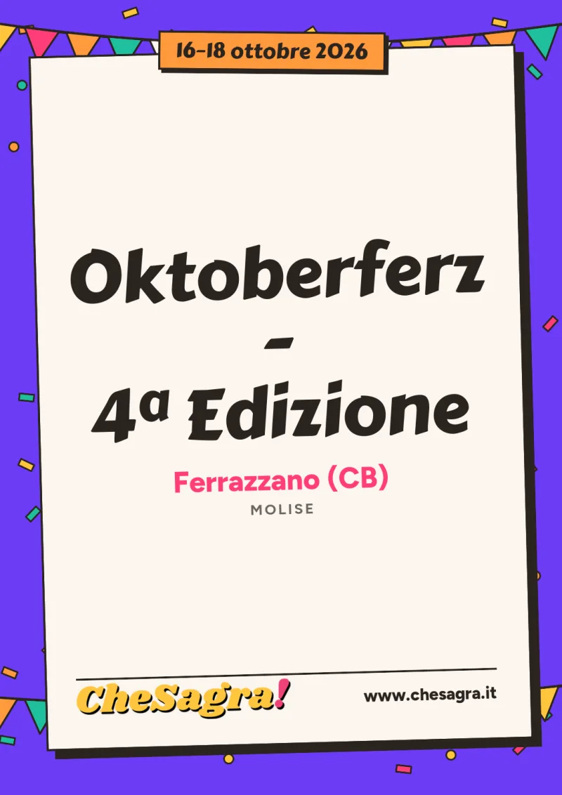 Oktoberferz - 4ª Edizione a Ferrazzano, 16–18 ottobre 2026