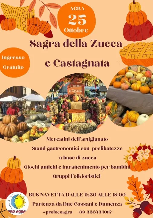 Volantino della Sagra della Zucca e Castagnata