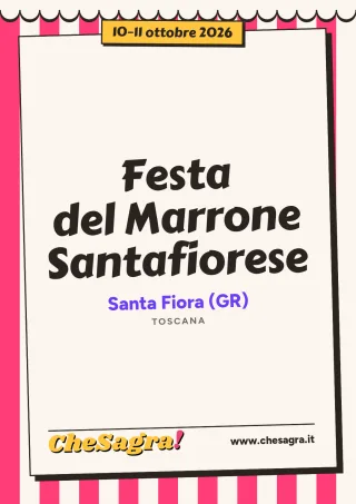 Festa del Marrone Santafiorese a Santa Fiora, 10–11 ottobre 2026
