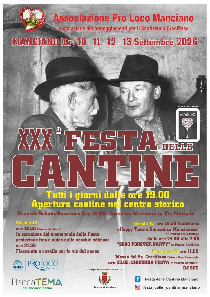 Volantino della Festa delle Cantine