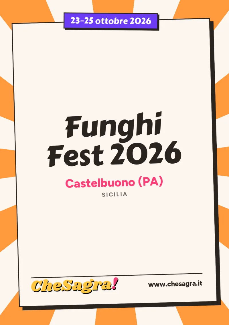 Funghi Fest 2026 a Castelbuono, 23–25 ottobre 2026