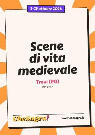 Scene di vita medievale a Trevi, 2–25 ottobre 2026