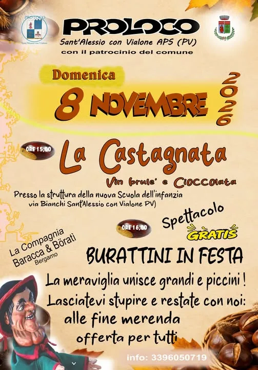 Volantino della La Castagnata