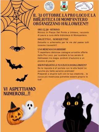 Volantino della Halloween a Mompantero