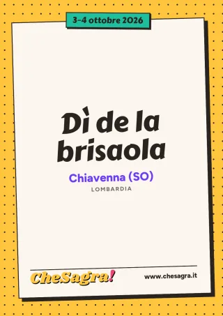 Dì de la brisaola a Chiavenna, 3–4 ottobre 2026