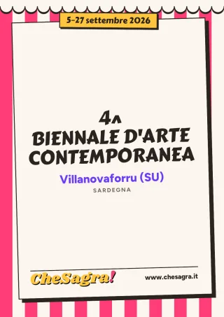 4^ BIENNALE D'ARTE CONTEMPORANEA a Villanovaforru, 5–27 settembre 2026