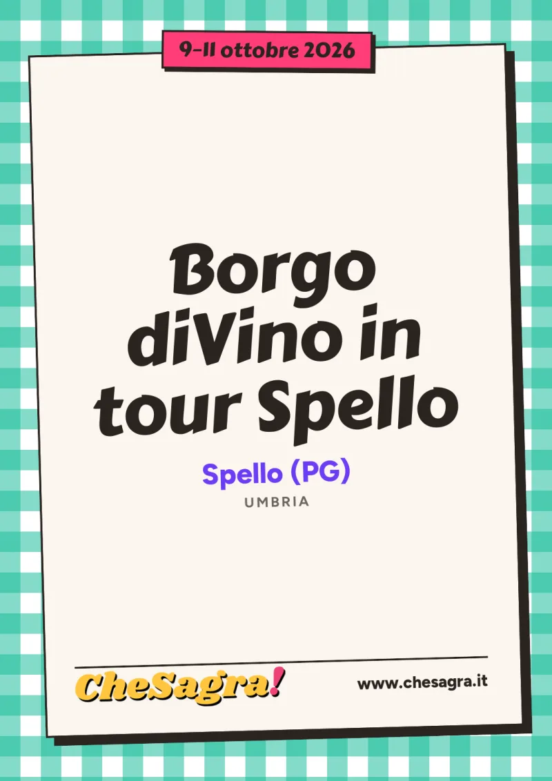 Borgo diVino in tour Spello a Spello, 9–11 ottobre 2026