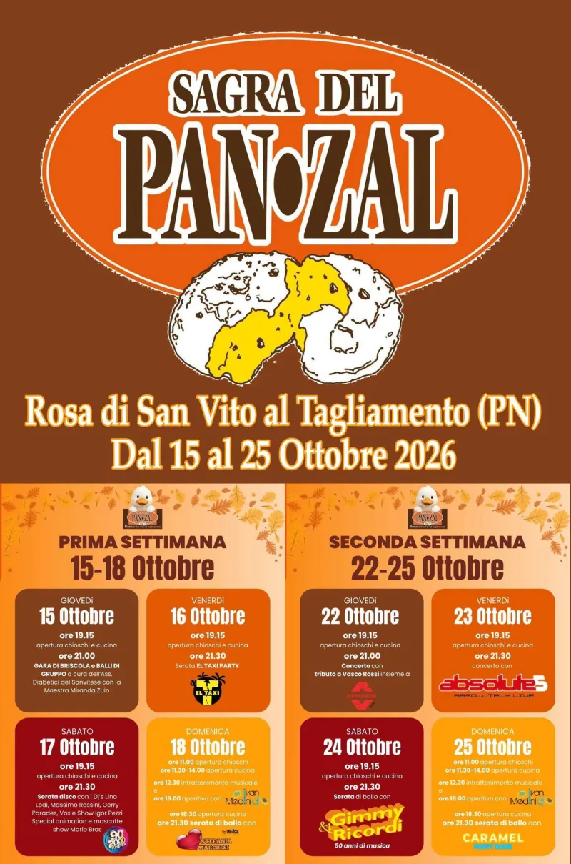 Volantino della Sagra del Pan-Zal