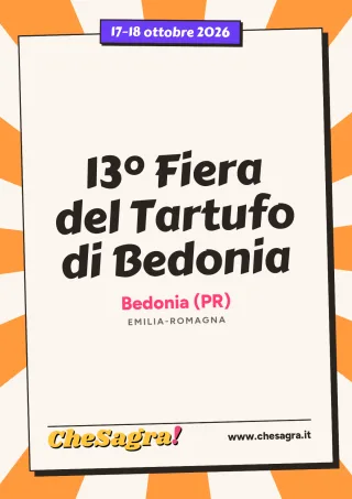 13° Fiera del Tartufo di Bedonia a Bedonia, 17–18 ottobre 2026