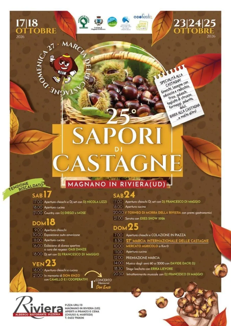 Volantino della Sapori di castagne