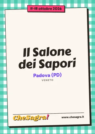 Il Salone dei Sapori a Padova, 11–18 ottobre 2026