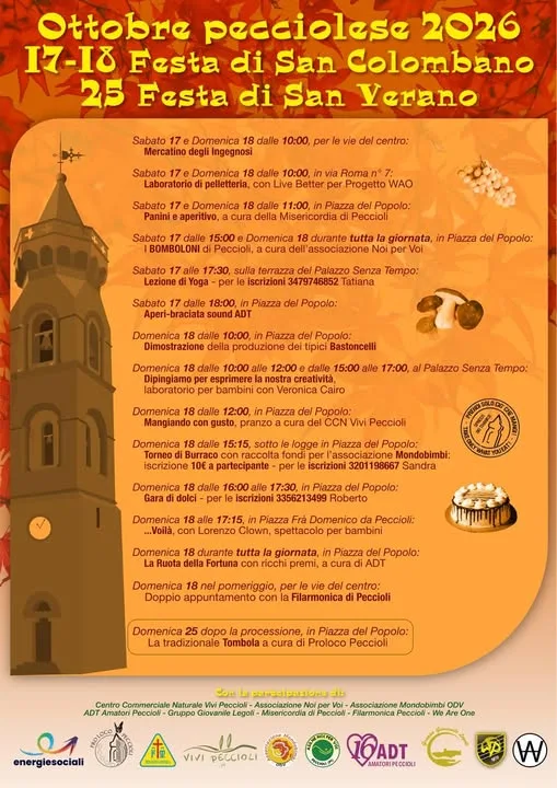 Volantino della Ottobre pecciolese