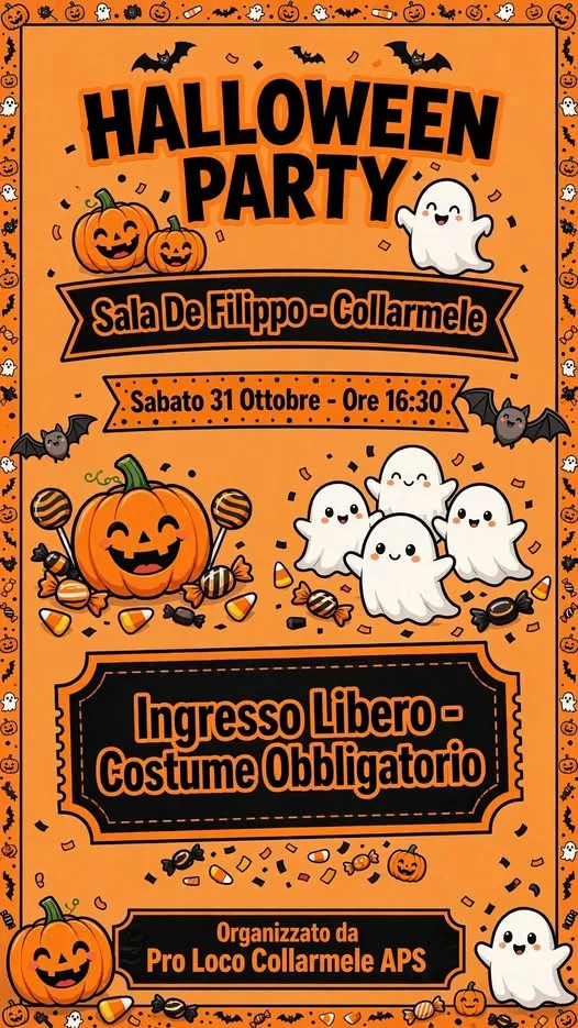 Volantino della Halloween Party