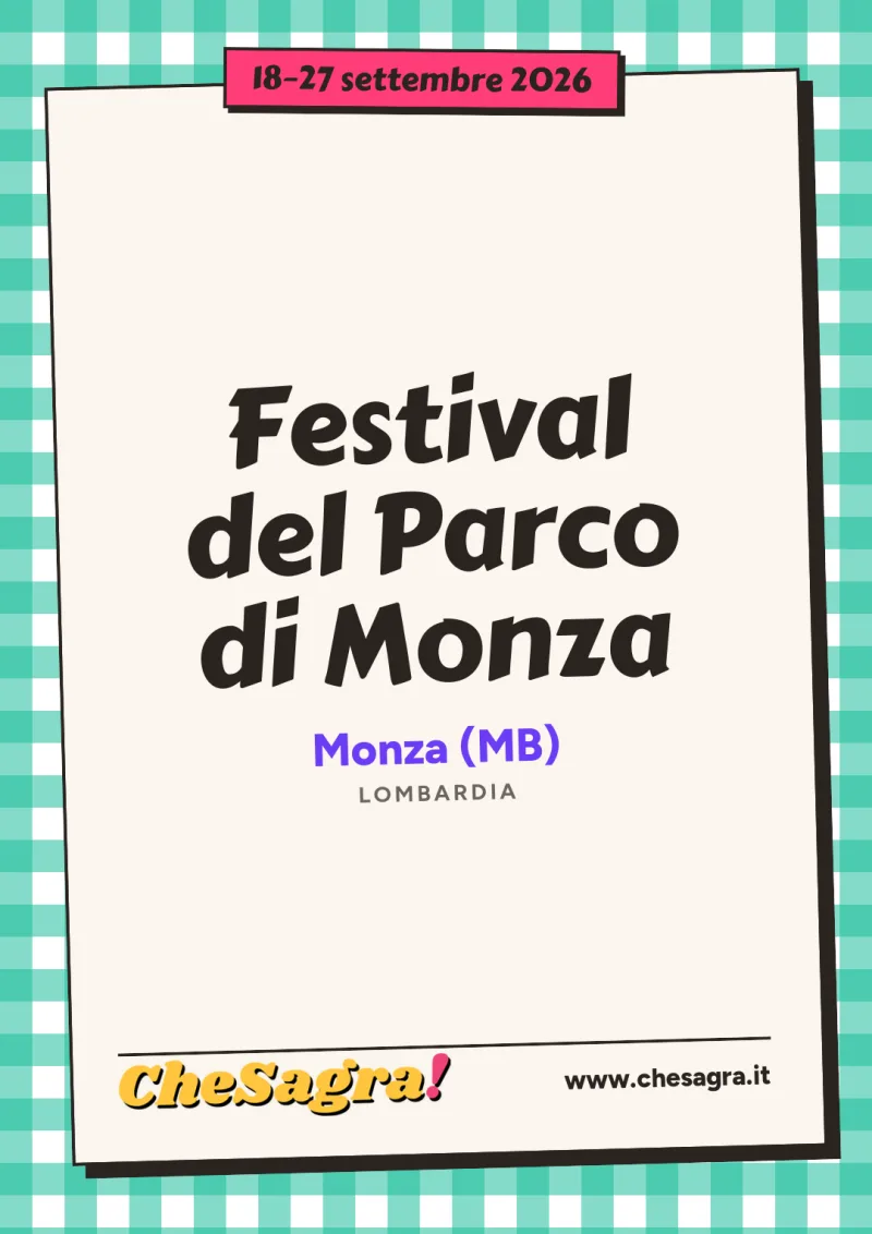 Festival del Parco di Monza a Monza, 18–27 settembre 2026