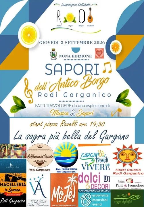 Volantino della Sapori dell'Antico Borgo
