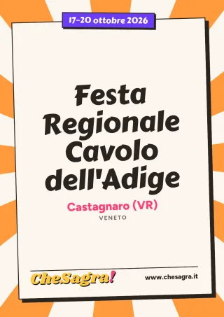 Festa Regionale Cavolo dell'Adige a Castagnaro, 17–20 ottobre 2026