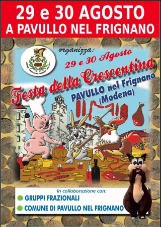 Volantino della Festa della crescentina