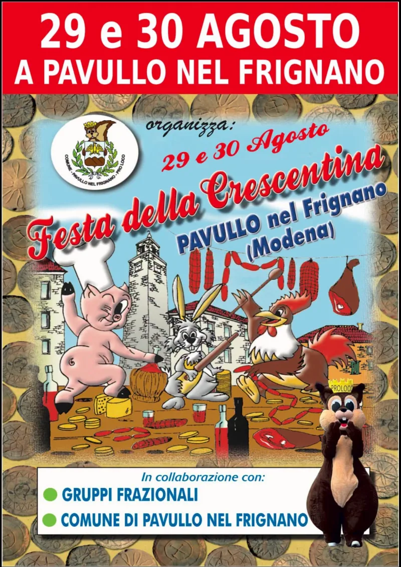 Volantino della Festa della crescentina
