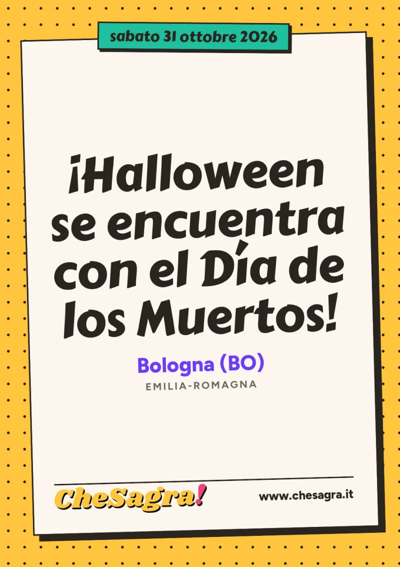 ¡Halloween se encuentra con el Día de los Muertos! a Bologna, 31 ottobre 2026
