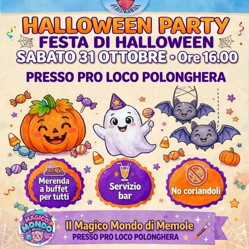 Volantino della Festa di Halloween per bambini