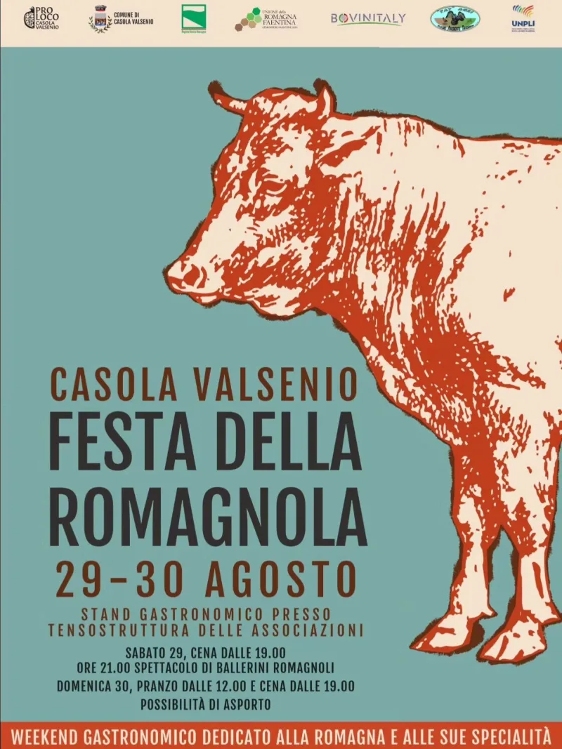 Volantino della Festa della Romagnola
