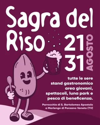 Volantino della Sagra del Riso