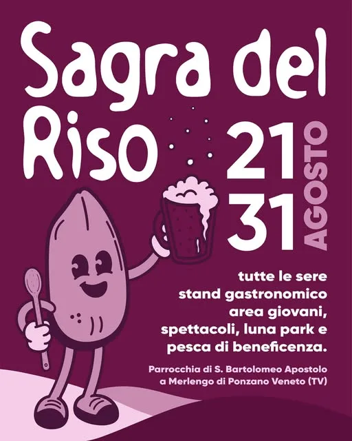 Volantino della Sagra del Riso