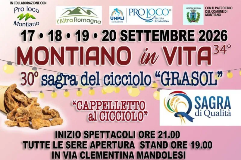 Volantino della Montiano in Vita