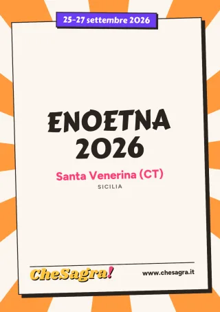 ENOETNA 2026 a Santa Venerina, 25–27 settembre 2026