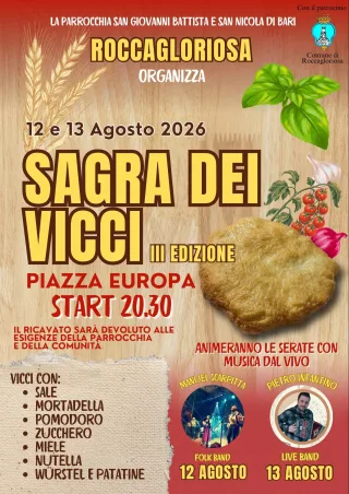 Volantino della Sagra dei Vicci