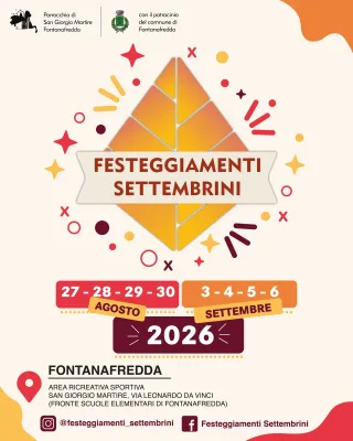 Volantino della Festeggiamenti Settembrini