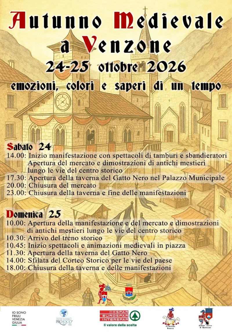 Volantino della Autunno Medievale