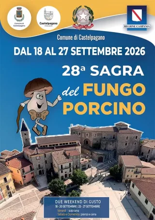 Volantino della Sagra del Fungo Porcino