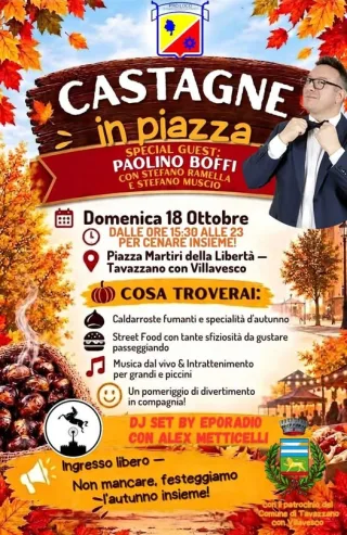 Volantino della Castagne in piazza
