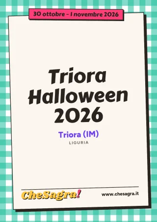 Triora Halloween 2026 a Triora, 30 ottobre – 1 novembre 2026