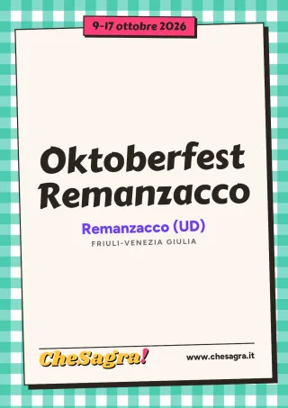 Oktoberfest Remanzacco a Remanzacco, 9–17 ottobre 2026
