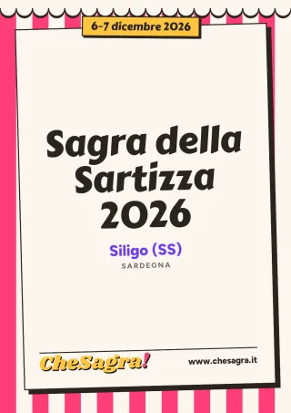 Sagra della Sartizza 2026 a Siligo, 6–7 dicembre 2026