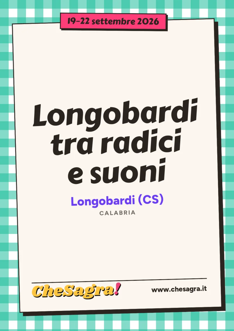 Longobardi tra radici e suoni a Longobardi, 19–22 settembre 2026