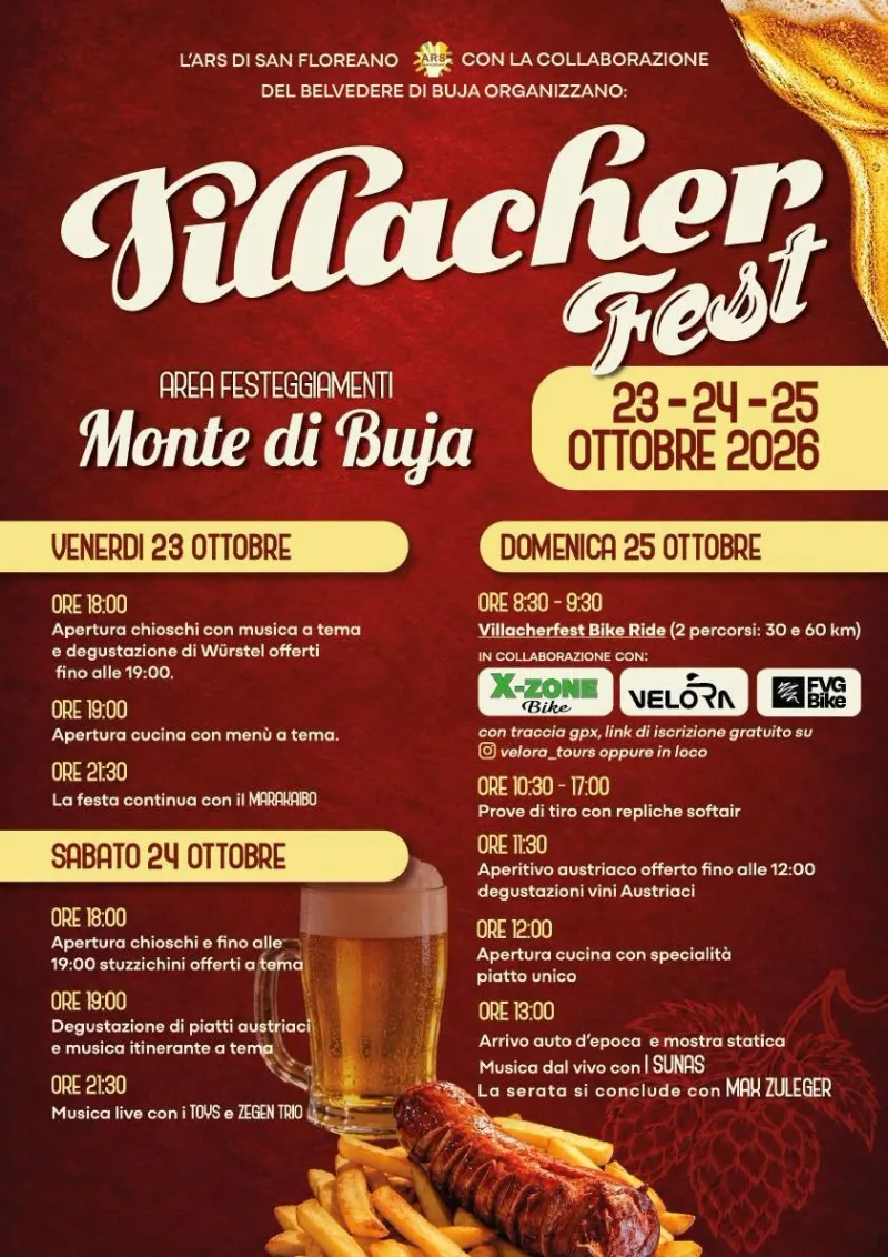 Volantino della Villacher Fest