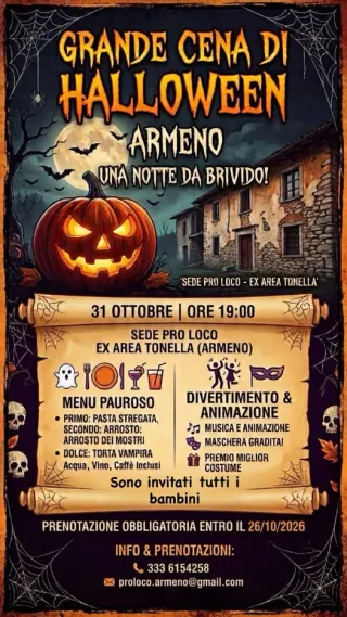 Volantino della Halloween Kids Party