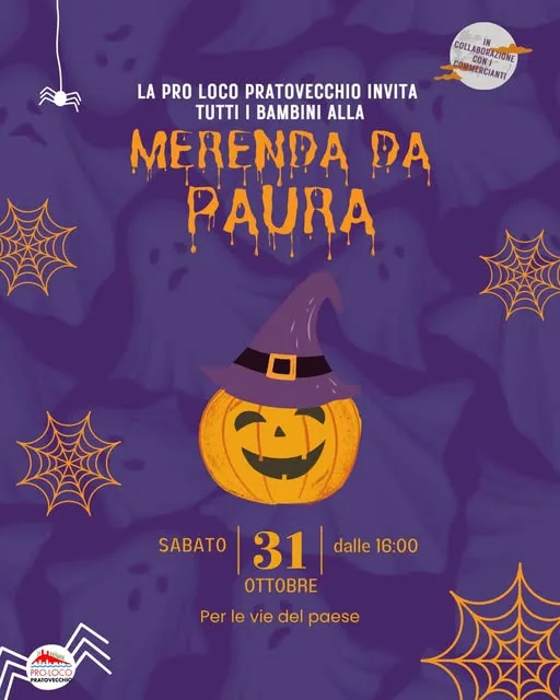 Volantino della Merenda da Paura