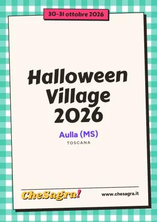 Halloween Village 2026 a Aulla, 30–31 ottobre 2026