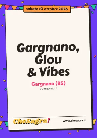 Gargnano, Glou & Vibes a Gargnano, 10 ottobre 2026
