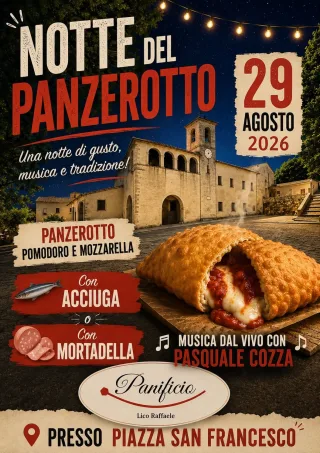 Volantino della Notte del panzerotto